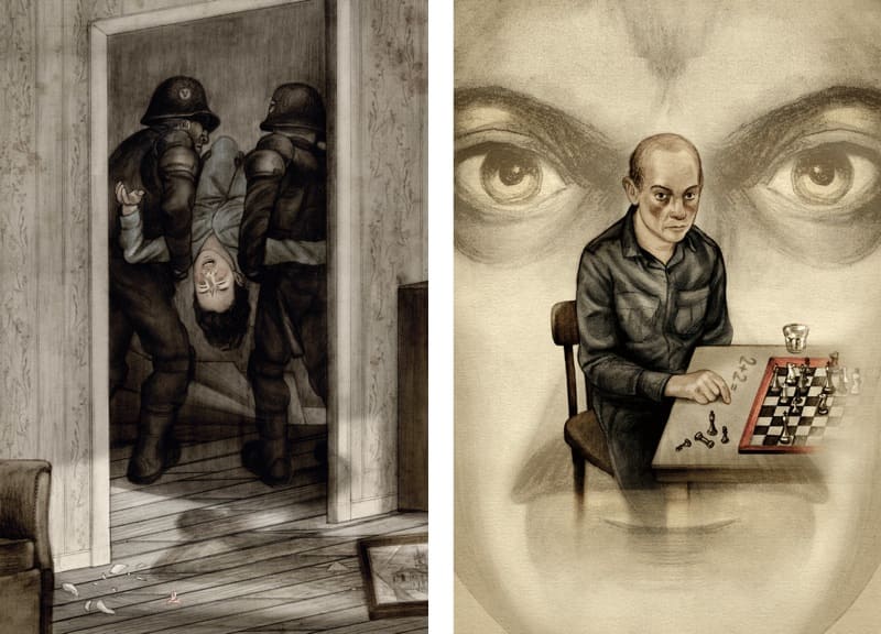 Ilustraciones del libro 1984 (George Orwell), por The Folio Society